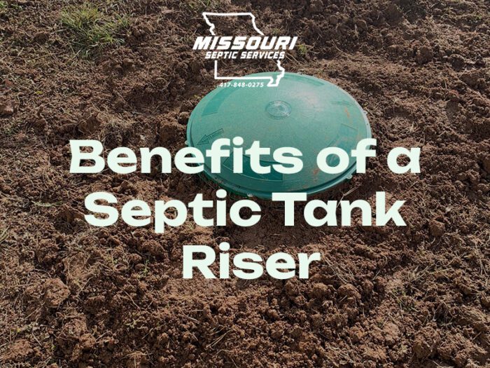 Benefits of a septic tank riser