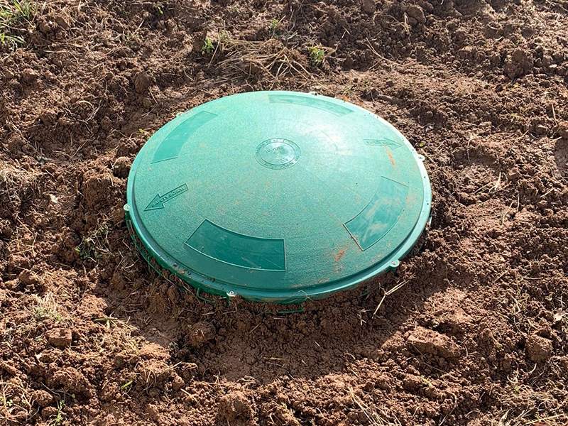 Septic tank riser installation in Springfield, MO by Missouri Septic Services